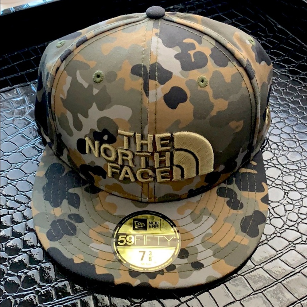 North Face Camo New Era Cap